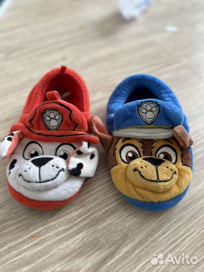 Тапочки домашние детский щенячий патруль