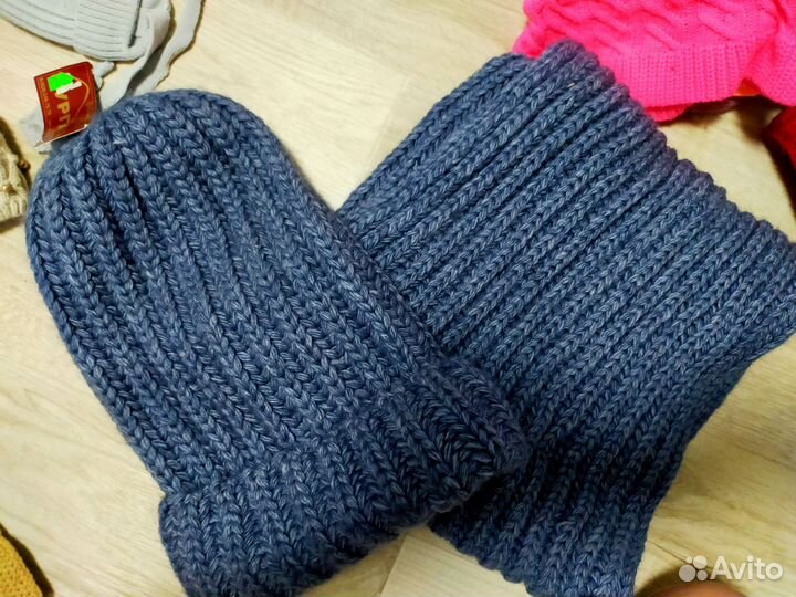 Снуд шарф женский шапка зимняя новая