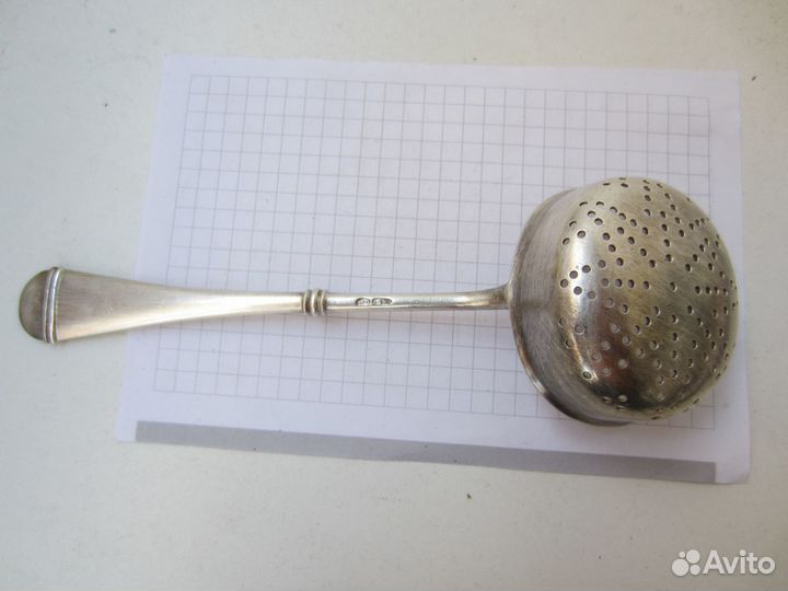 Ситечко для чая. Серебро 84 пробы