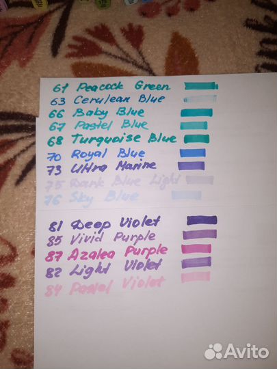 Маркеры touch акварельные спиртовые