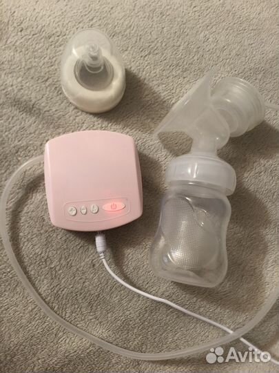 Молокоотсос электрический с бутылочкой