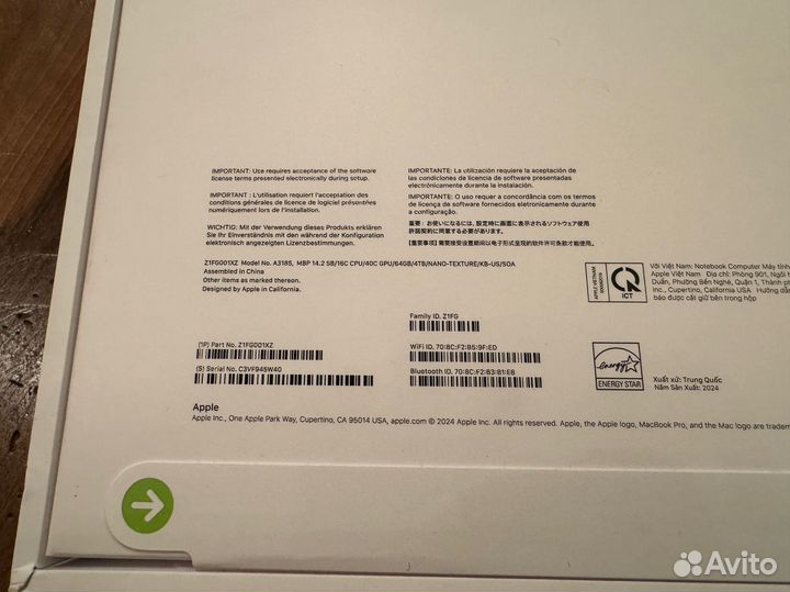 MacBook Pro 14 M4 Max/64 GB/4 TB SSD/Nano/NEW