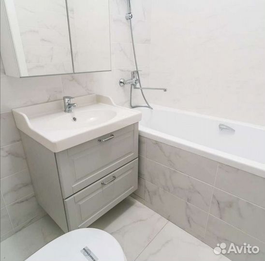 Ремонт под ключ : плитка,гипсокартон,обои, потолок