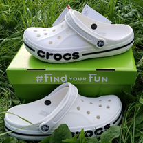 Crocs сабо мужские белые