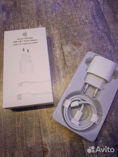 Зарядный блок питания 20w Apple + Lightning