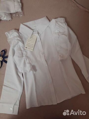 Блузка белая объявление продам