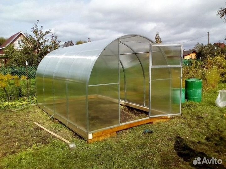Теплицы в наличии (каркас + поликарбонат)
