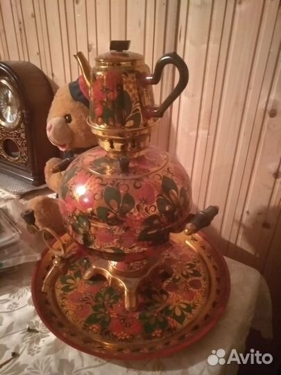 Электросамовар хохлома