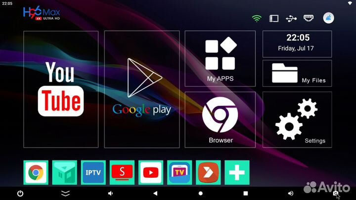 Андроид 9.0 тв бокс H96max smart