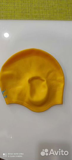 Силиконовая шапочка для плавания детская