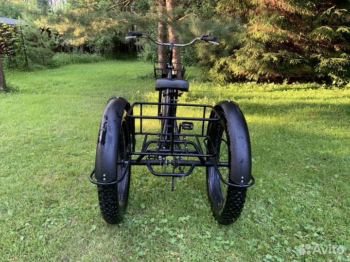 Грузовой 3-х колесный Фэтбайк 26х4,0