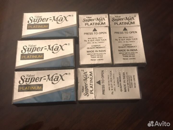Бритвенные лезвия Super-max