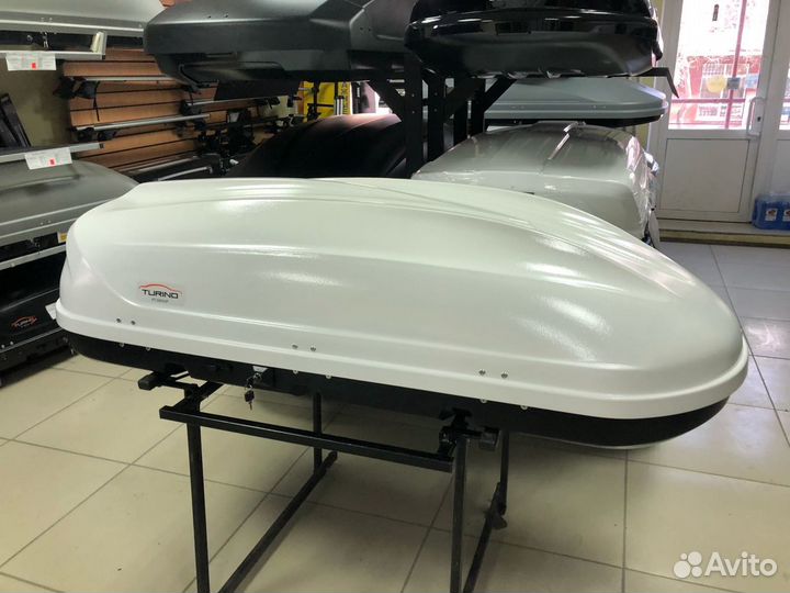 Автобокс багажник на крышу Chevrolet niva (Шевроле