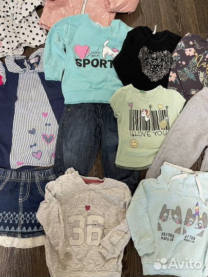 Вещи пакетом на девочку 92