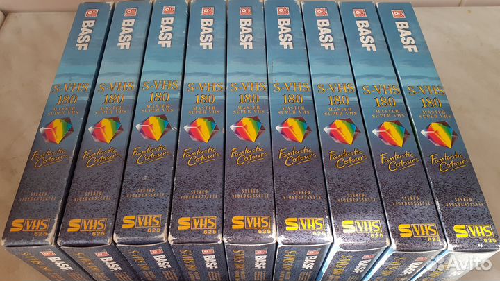 Видеокассета Basf S-VHS 180 Master Super VHS