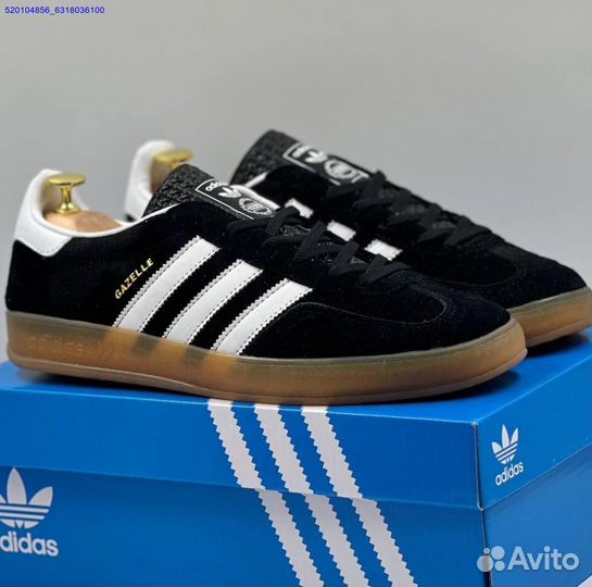 Кроссовки Adidas Gazelle Black (Арт.42194)