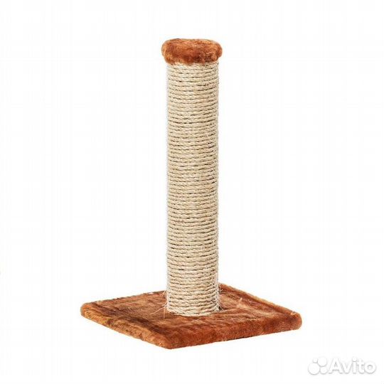 Когтеточка - столбик Пушок толстый сизаль 50см