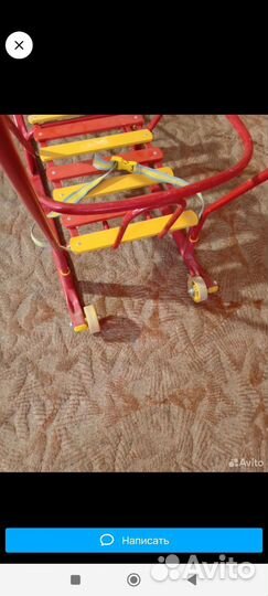 Детские санки с колесами