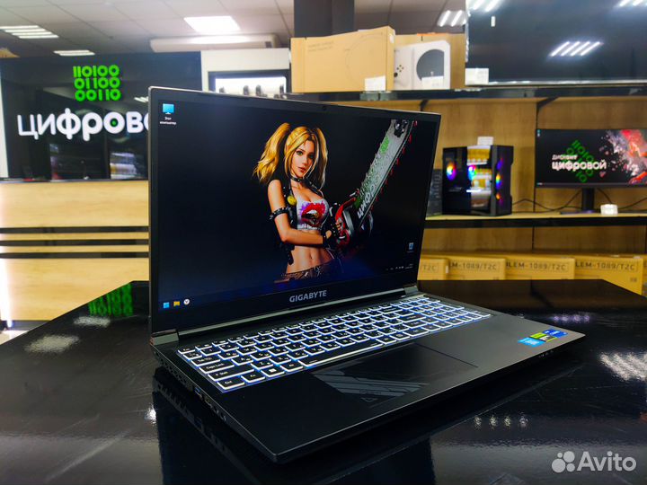 Gigabyte/i5-12500H/DDR4-16Gb/SSD-512/RTX 4060