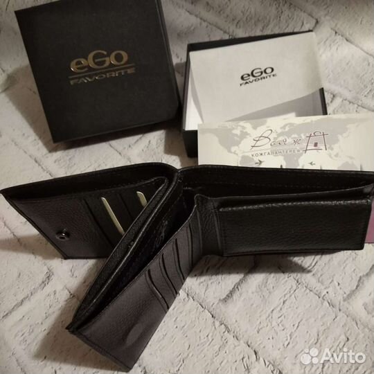 Кошелек - портмоне мужской.Натуральная кожа.Новый