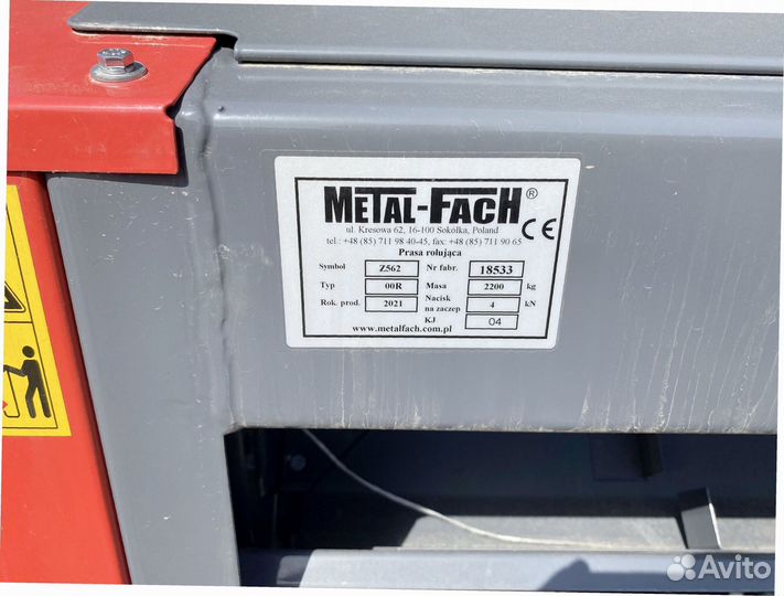 Пресс-подборщик Metal-Fach Z-562, 2022