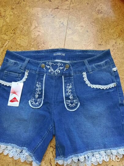 Новые шорты женские 46 джинсовые
