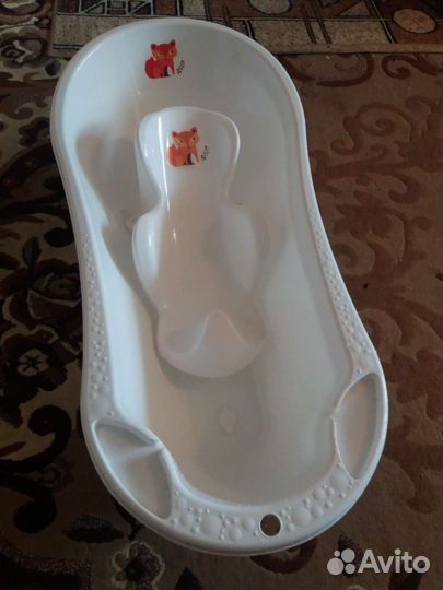 Ванночка для купания с горкой