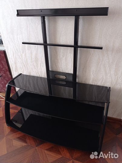 Стеклянная тумба под тв телевизор