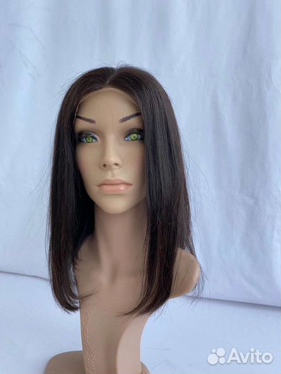 Система волос новая парик Натуральный с шелком США