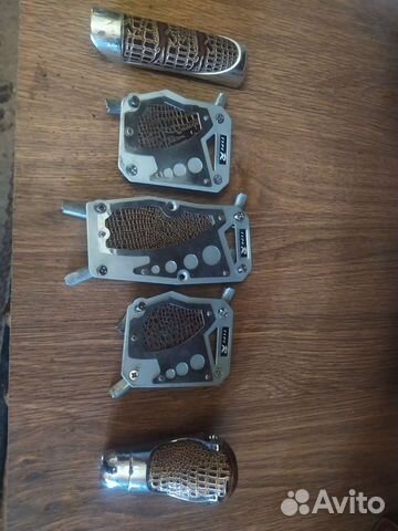 Накладки на педали, ручка кпп