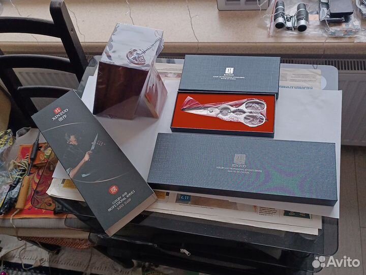 Набор кухонных ножей с подставкой