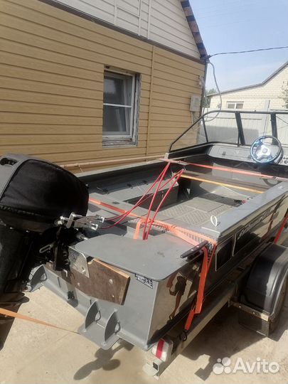 Лодка мотор и прицеп