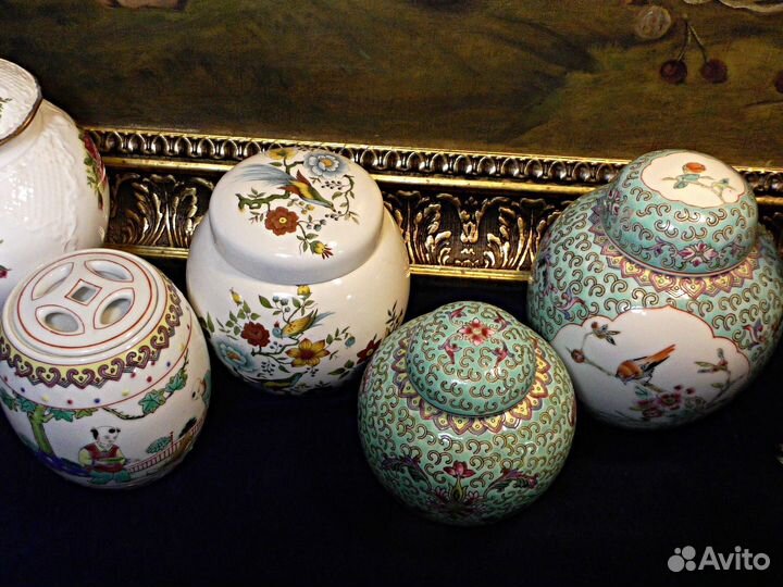 Имбирные вазы.Англия.Китай.Sadler.Сэдлер.Фарфор