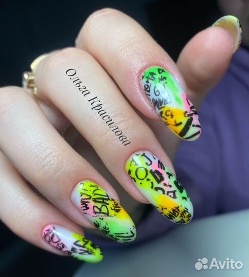 Маникюр Гель лак Наращивание ногтей