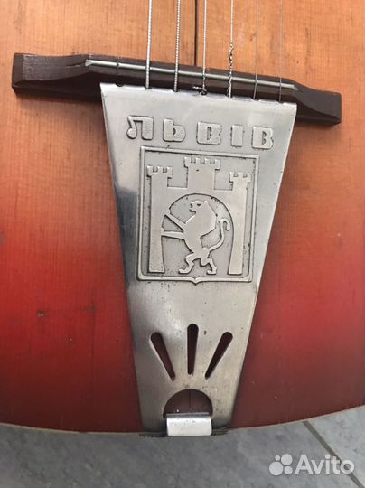 Гитара акустическая 7 струн львов (редкость)