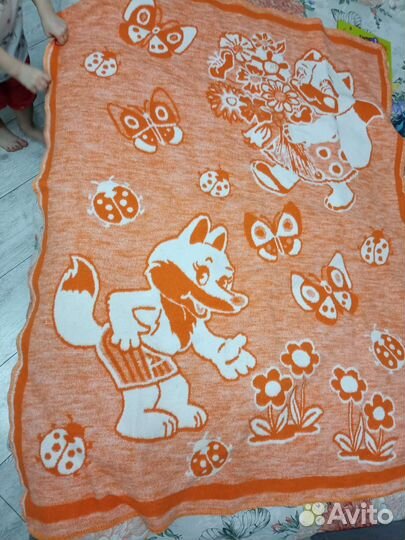 Одеяло байковое детское