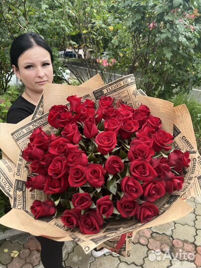 Цветы розы с доставкой 19, 29,39,51 81 91 101