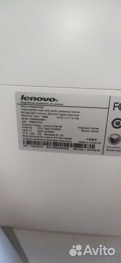 Моноблок Lenovo C40-30