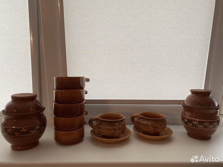 Глиняная посуда ручной работы
