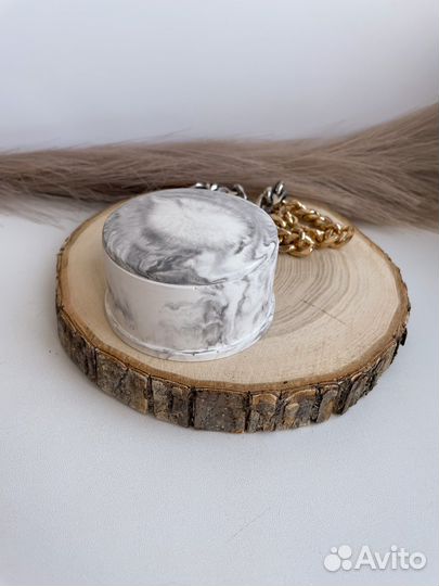 Ароматическая свеча в гипсовом подсвечнике