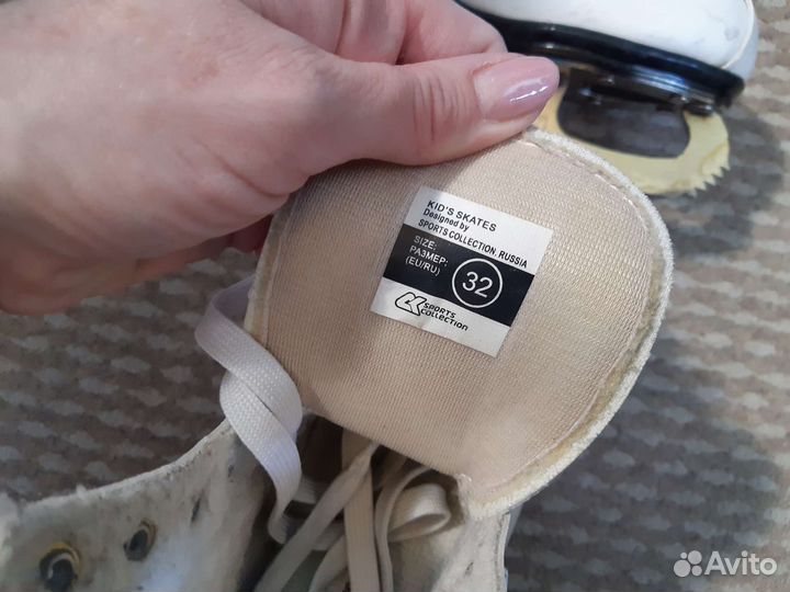 Коньки фигурные на девочку, 32 раз-р