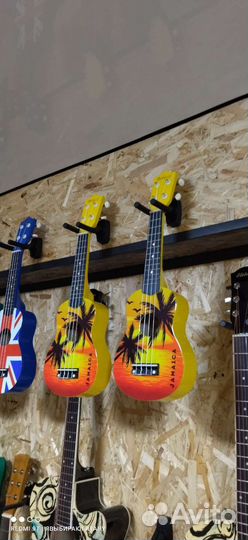 Укулеле с принтом, в ассортименте (новые)