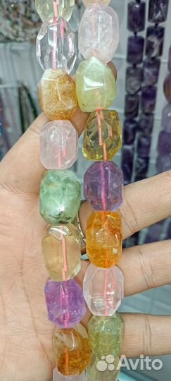 Цитрин аметист Камни самоцветы минералы