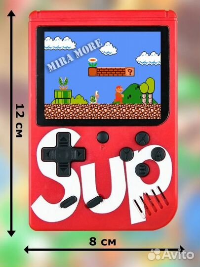 Портативная игровая приставка Dendy SUP+джойстик 4