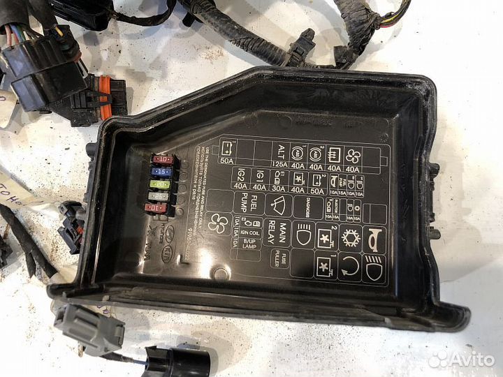 Проводка подкапотная двигателя Hyundai Solaris