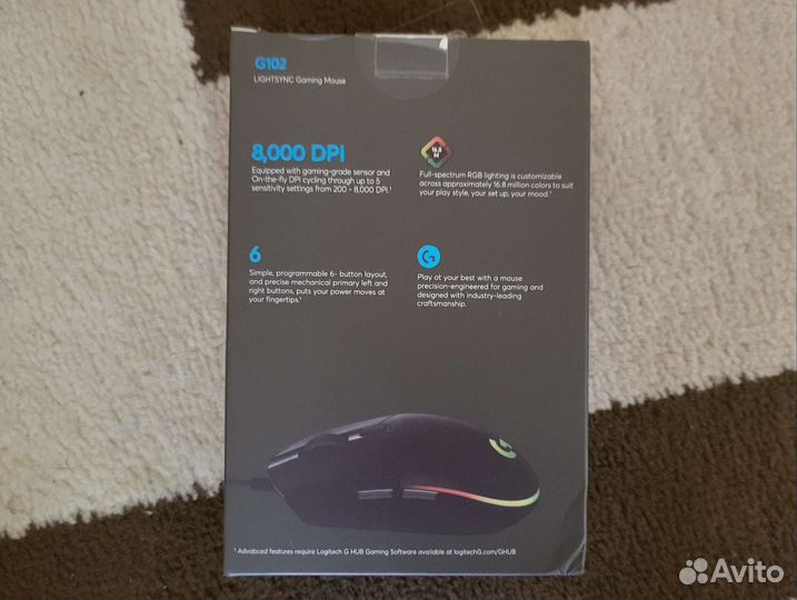 Компьютерная мышь Logitech g102