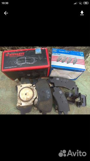 Колодки тормозные Хундай Солярис, Киа Рио