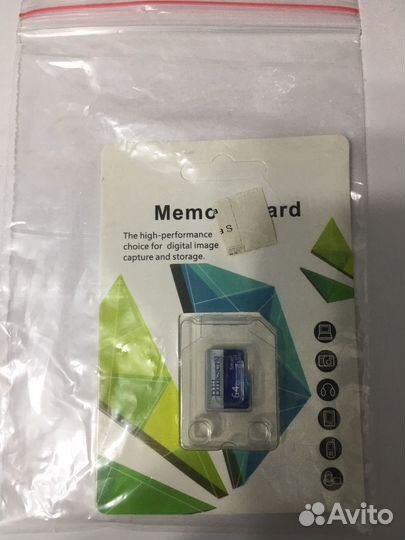 Карта памяти MicroSD 64GB