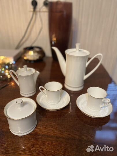 Императорский фарфор кофейный сервис