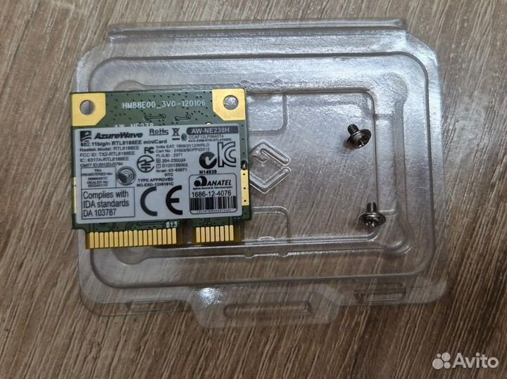 Wifi модуль realtek для ноутбука mini PCI-E